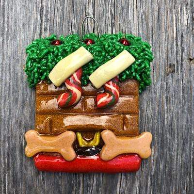 Tis The Season Christmas Ornaments family ornaments 2 / 2 Dog Bones Fireplace Ornament