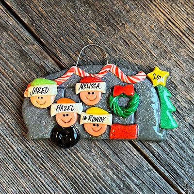 Tis The Season Christmas Ornaments Four Heads Cozy Camper Ornament