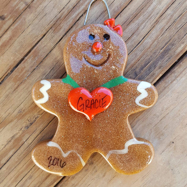 Tis The Season Christmas Ornaments Gingerbread Kid Ornament