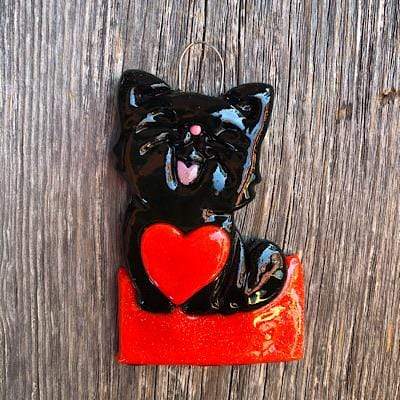 Tis The Season Christmas Ornaments Happy Cat