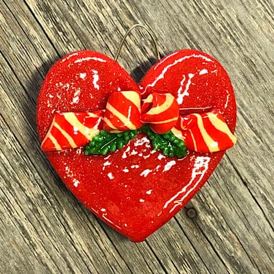 Tis The Season Christmas Ornaments Holiday Heart Ornament