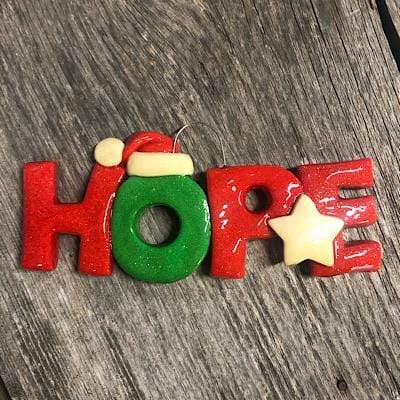 Tis The Season Christmas Ornaments Hope