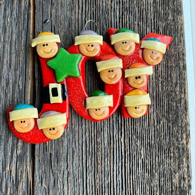 Tis The Season Christmas Ornaments Joy family large