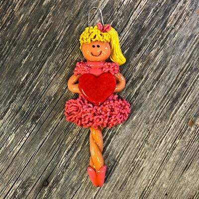 Tis The Season Christmas Ornaments Kids Ornaments Blonde Ballet Ornament