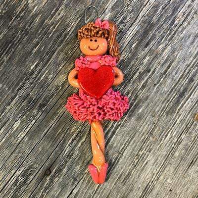 Tis The Season Christmas Ornaments Kids Ornaments Brown Ballet Ornament