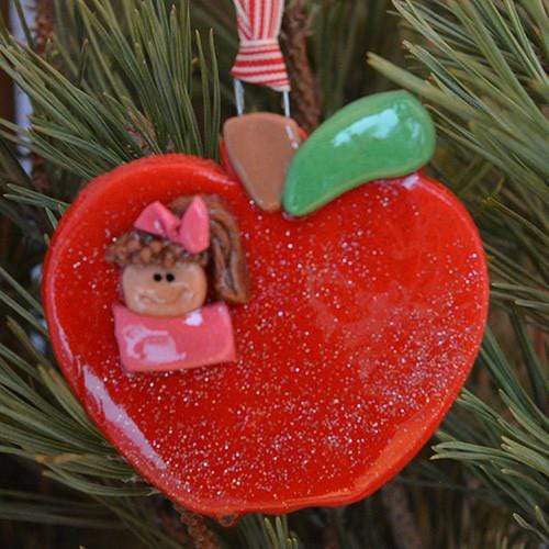 Tis The Season Christmas Ornaments miscellaneous Apple Ornament