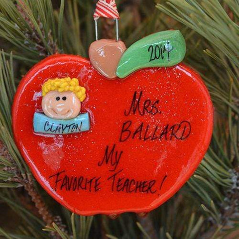 Tis The Season Christmas Ornaments miscellaneous Apple Ornament
