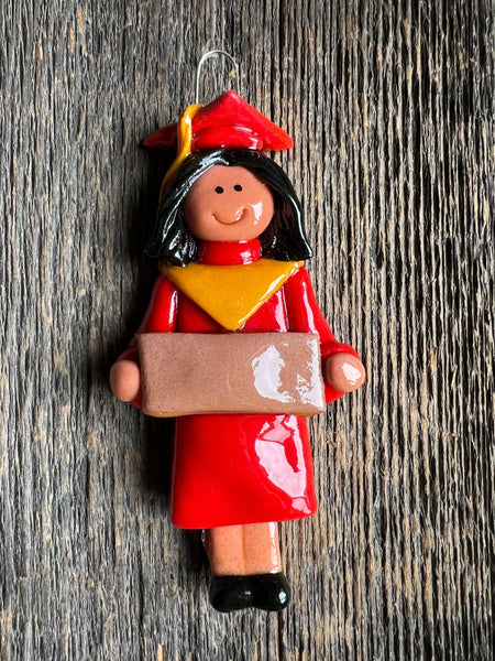 Tis The Season Christmas Ornaments miscellaneous Female / Black Red and Gold Graduate