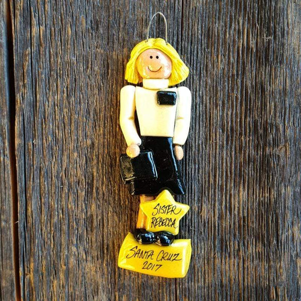 Tis The Season Christmas Ornaments miscellaneous Female / Blonde Missionary Ornament