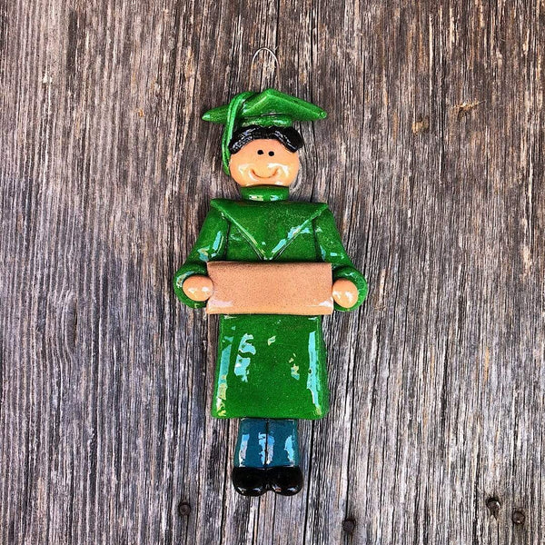 Tis The Season Christmas Ornaments miscellaneous Male / Black Green Graduate