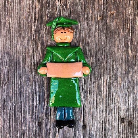 Tis The Season Christmas Ornaments miscellaneous Male / Brown Green Graduate
