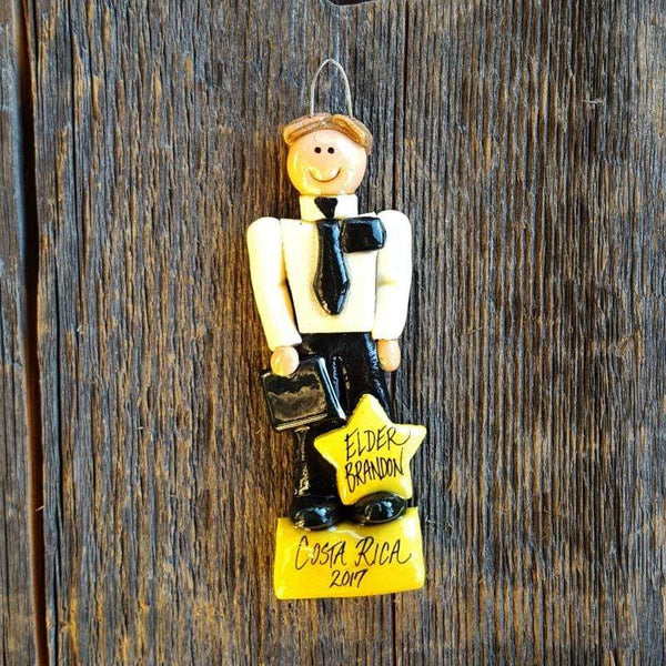Tis The Season Christmas Ornaments miscellaneous Male / Brown Missionary Ornament