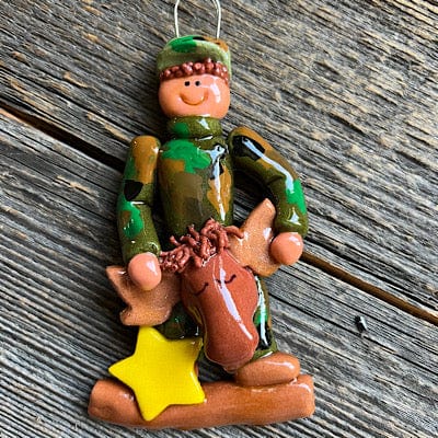 Tis The Season Christmas Ornaments Moose Hunter Hunter Ornament