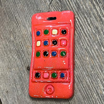 Tis The Season Christmas Ornaments Pink Cell Phone