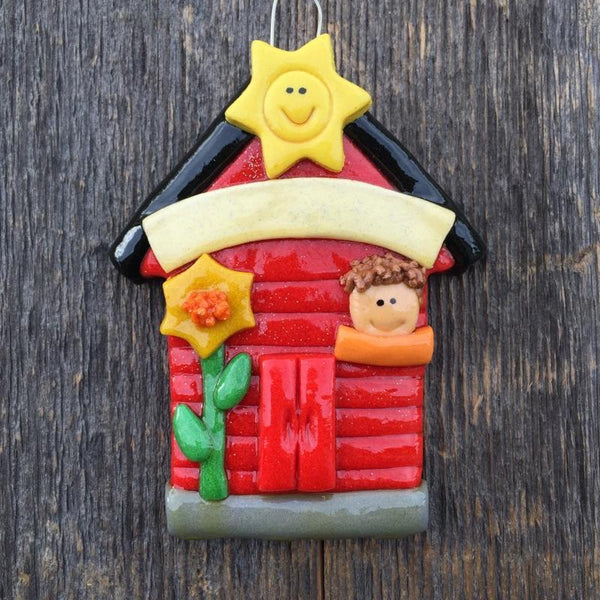 Tis The Season Christmas Ornaments School House Ornament