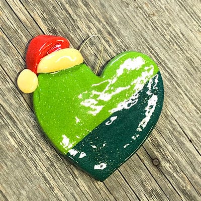 Tis The Season Christmas Ornaments Seahawk Heart