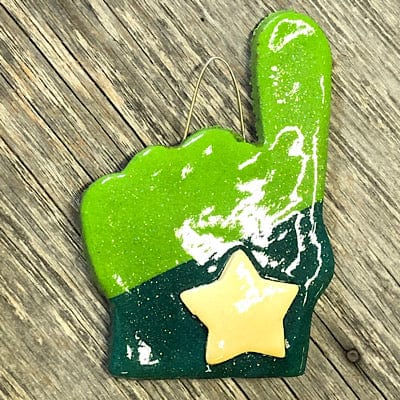 Tis The Season Christmas Ornaments Seahawks #1 Foam Finger