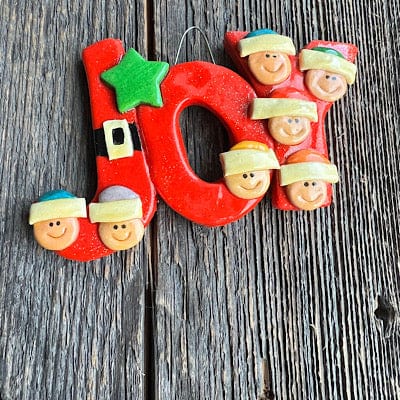 Tis The Season Christmas Ornaments Joy family large