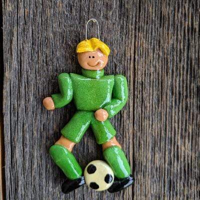Tis The Season Christmas Ornaments Soccer Player Ornament Male