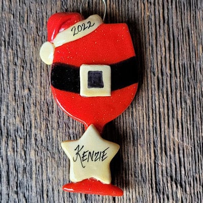 Tis The Season Christmas Ornaments Wine Glass Ornament